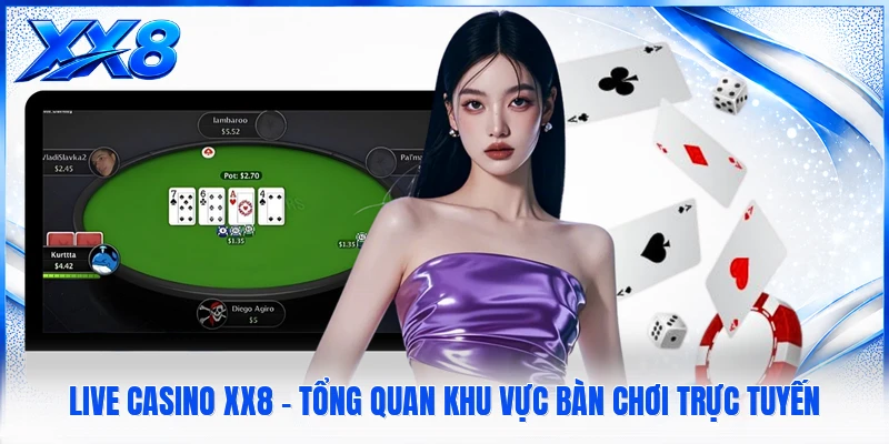 Live Casino XX8 - Tổng Quan Khu Vực Bàn Chơi Trực Tuyến Live Casino XX8 - Tổng Quan Khu Vực Bàn Chơi Trực Tuyến