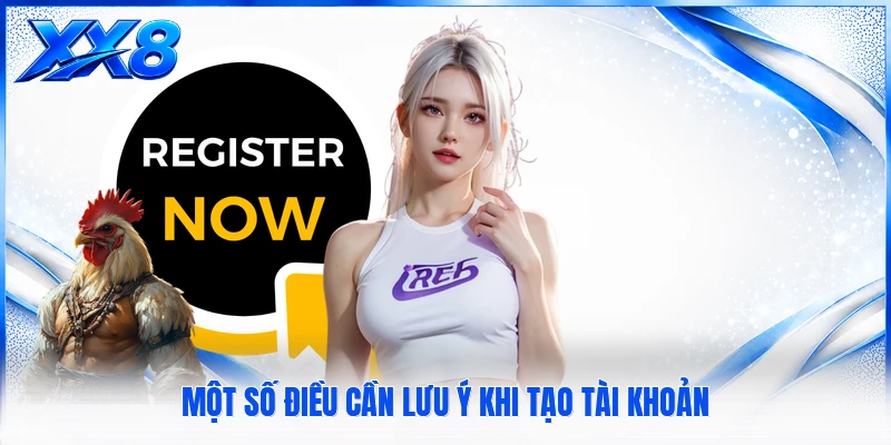 Đăng Ký XX8 Một số điều cần lưu ý khi tạo tài khoản
